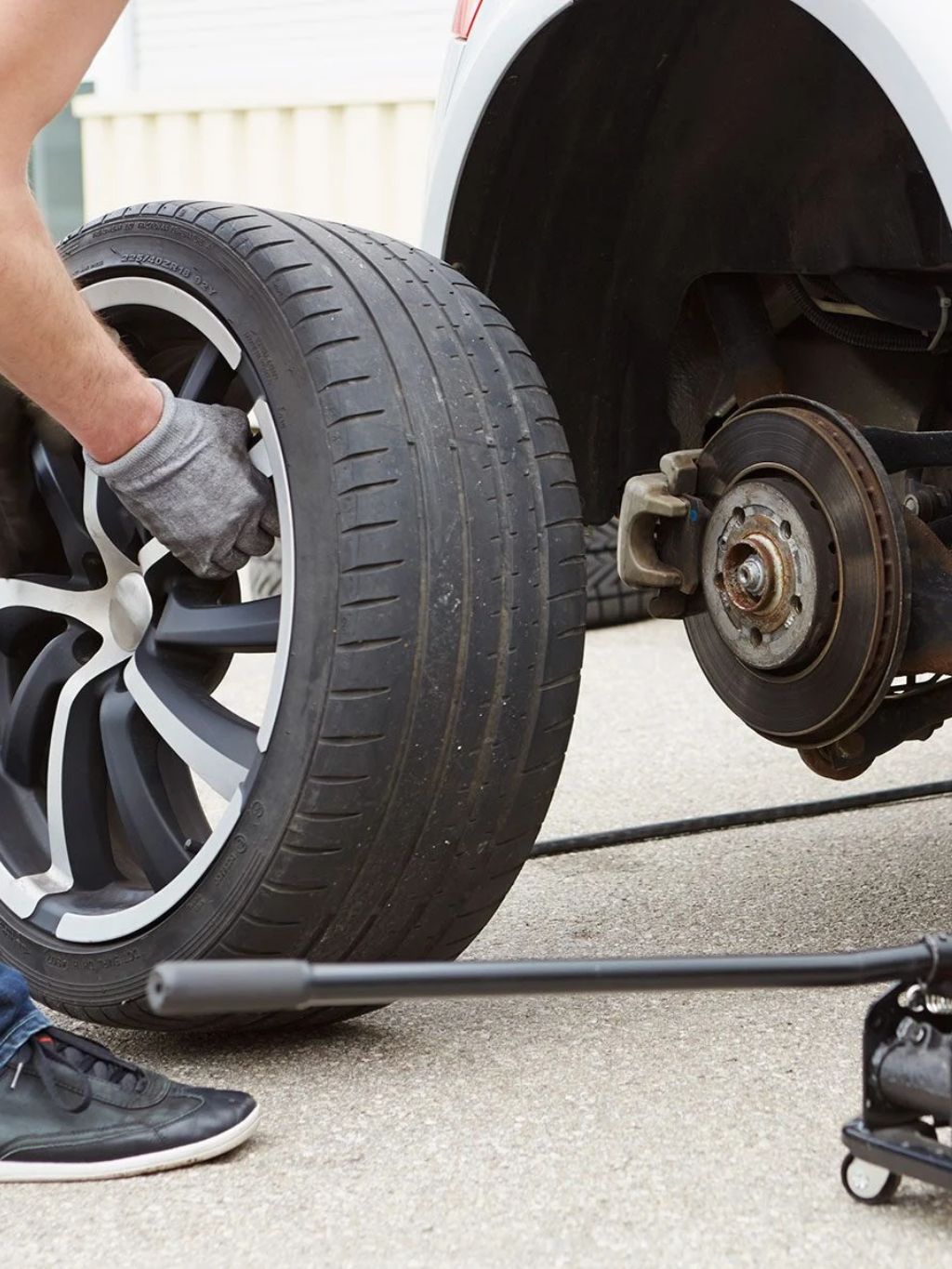 Technician Checking Engine